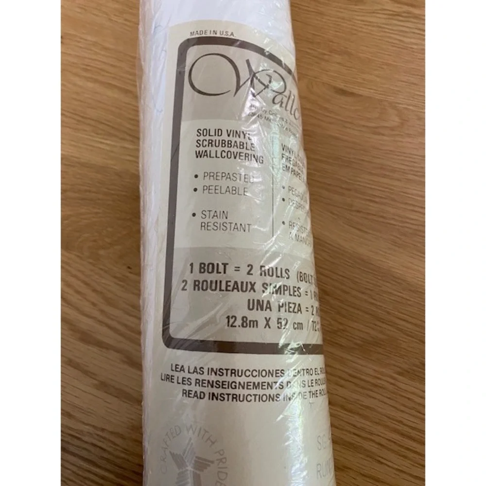 VTG Precious Moments Style Wallpaper 2 Rolls Collins & Aikman Angels Pastel NOS